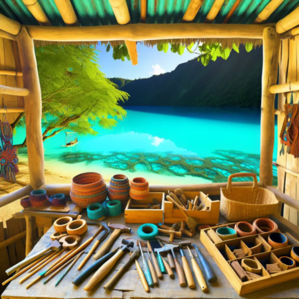 Warsztat rzemiosła nad laguną