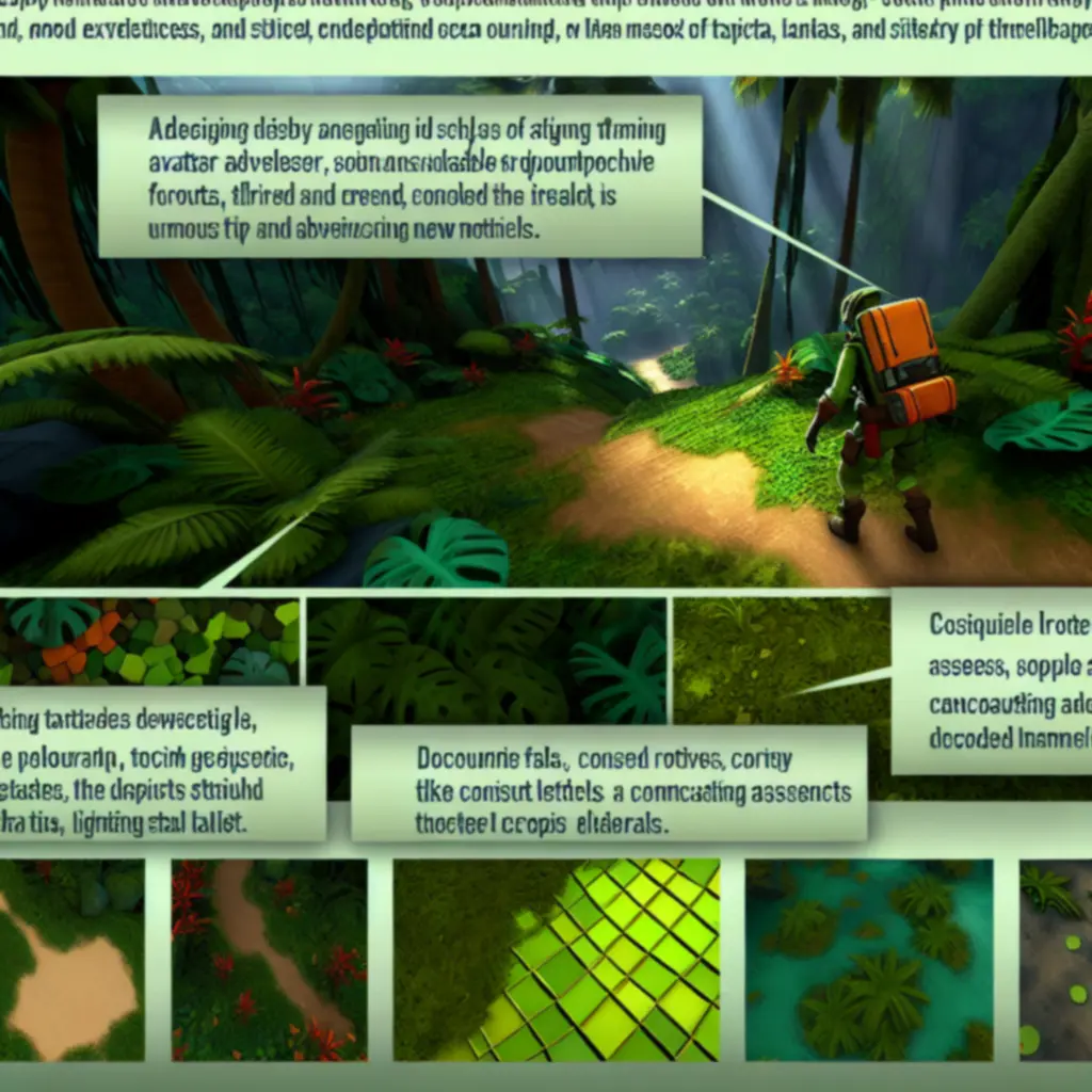 Gracz przemierzający tropikalny las na wyspie, odkrywający nowe ścieżki i zasoby.